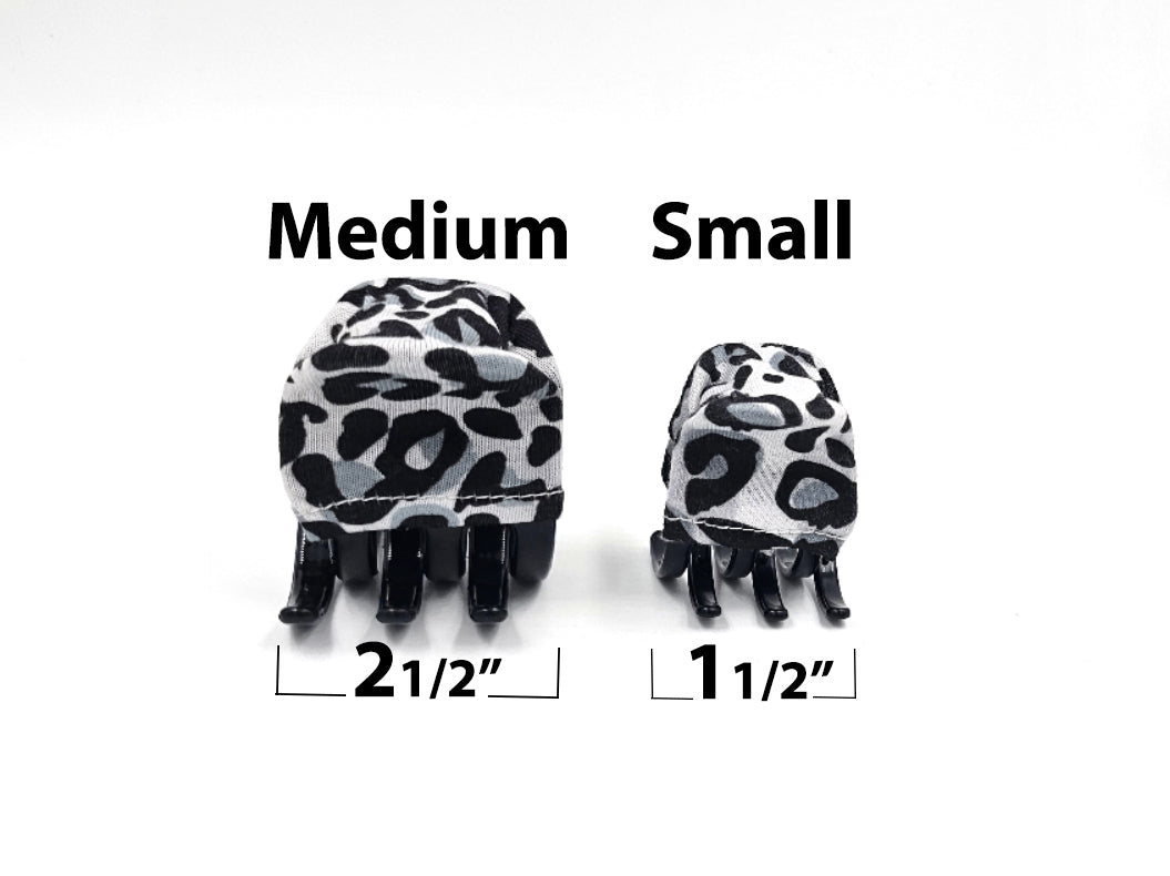 Fab Claw Black/White Animal Print (3 sizes)